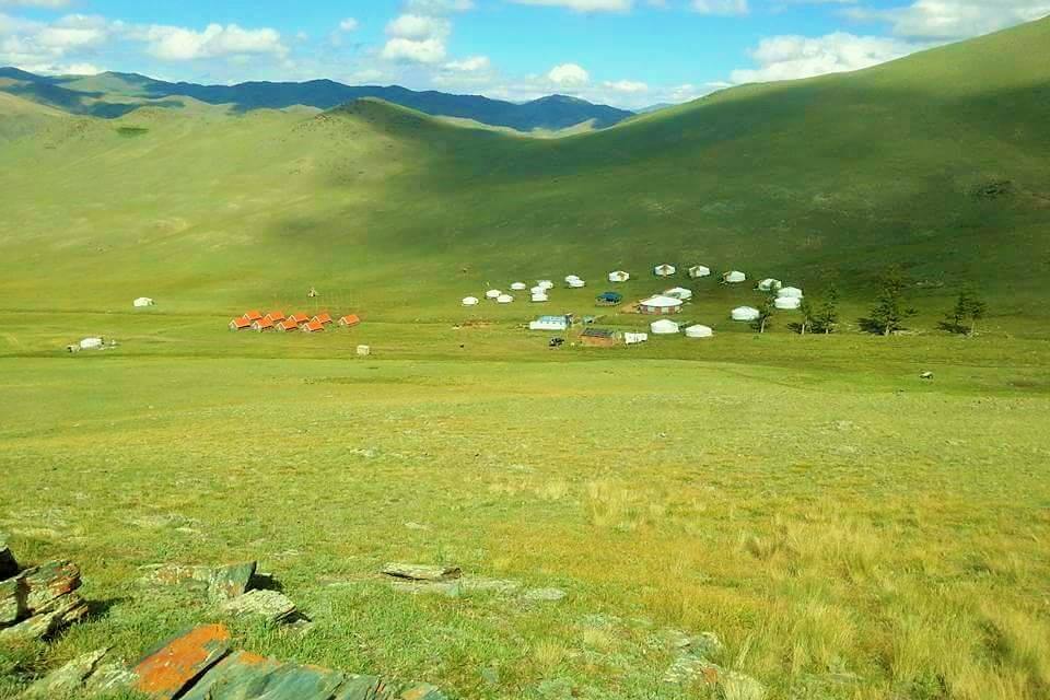 Ausblick, OT Tour Jurtencamp, Mongolei Rundreise