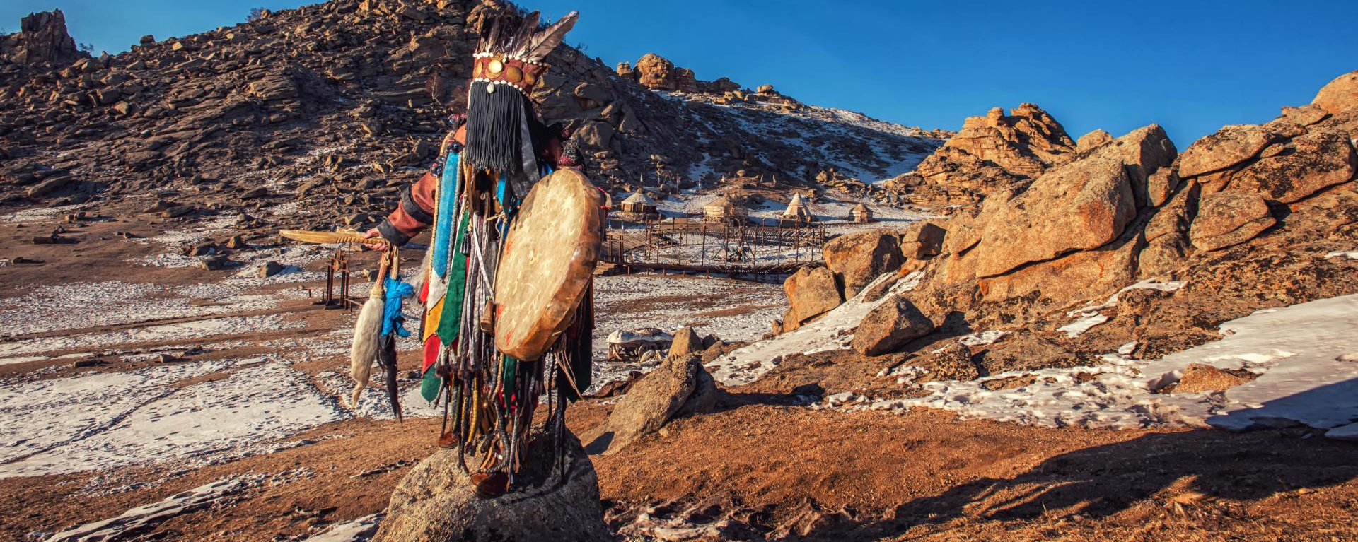Schamane, Mongolei Rundreise