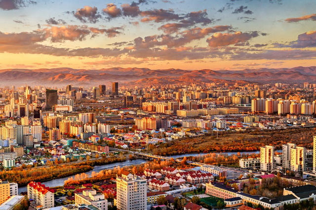 Panorama, Ulaanbaatar, Mongolei Rundreise