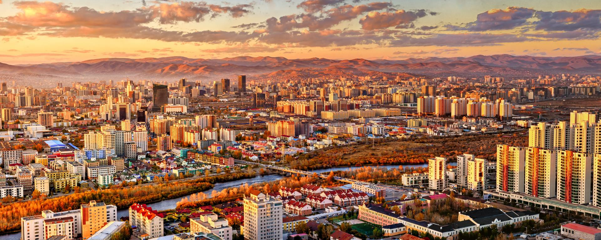 Panorama, Ulaanbaatar, Mongolei Rundreise