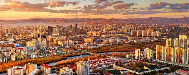 Panorama, Ulaanbaatar, Mongolei Rundreise